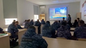 Сотрудники Госавтоинспекции города курорта Анапа провели занятие по ПДД с сотрудниками Росгвардии