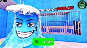 Спасайтесь от ЦУНАМИ, бегите из тюрьмы, пока не стало слишком поздно! 😱🌊 Игровой процесс #roblox