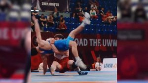 Российский борец исполнил эпичный приём в стиле Mortal Kombat на чемпионате Европы