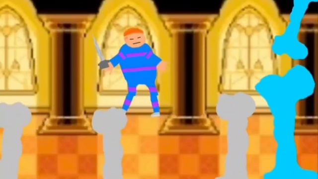 Битва Санса с Чарой анимация