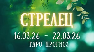 СТРЕЛЕЦ ♐ таро прогноз на неделю 16.03.26 - 22.03.26