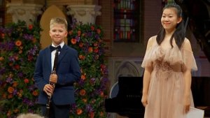 К. Сен-Санс, Соната для кларнета, ор. 167, 1 Allegretto. Григорий Пуговкин, Тянью Лу