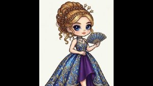 Учим цвета и веселимся! 🎨 Раскраска Принцессы для малышей 👑✨