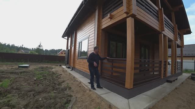 Москва. Кровля Shinglas. Окна Schuco. Дом в Солнечногорске под ключ. Часть 1.