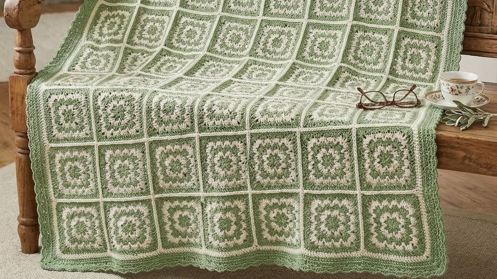 ШИКАРНЫЙ мотив крючком для пледа 2026 🧶✨ - Объем + красота для новичков