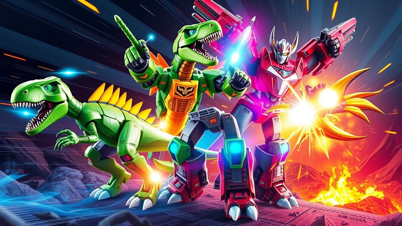  Мини-Агенты  Механические Динозавры  Роботы!  