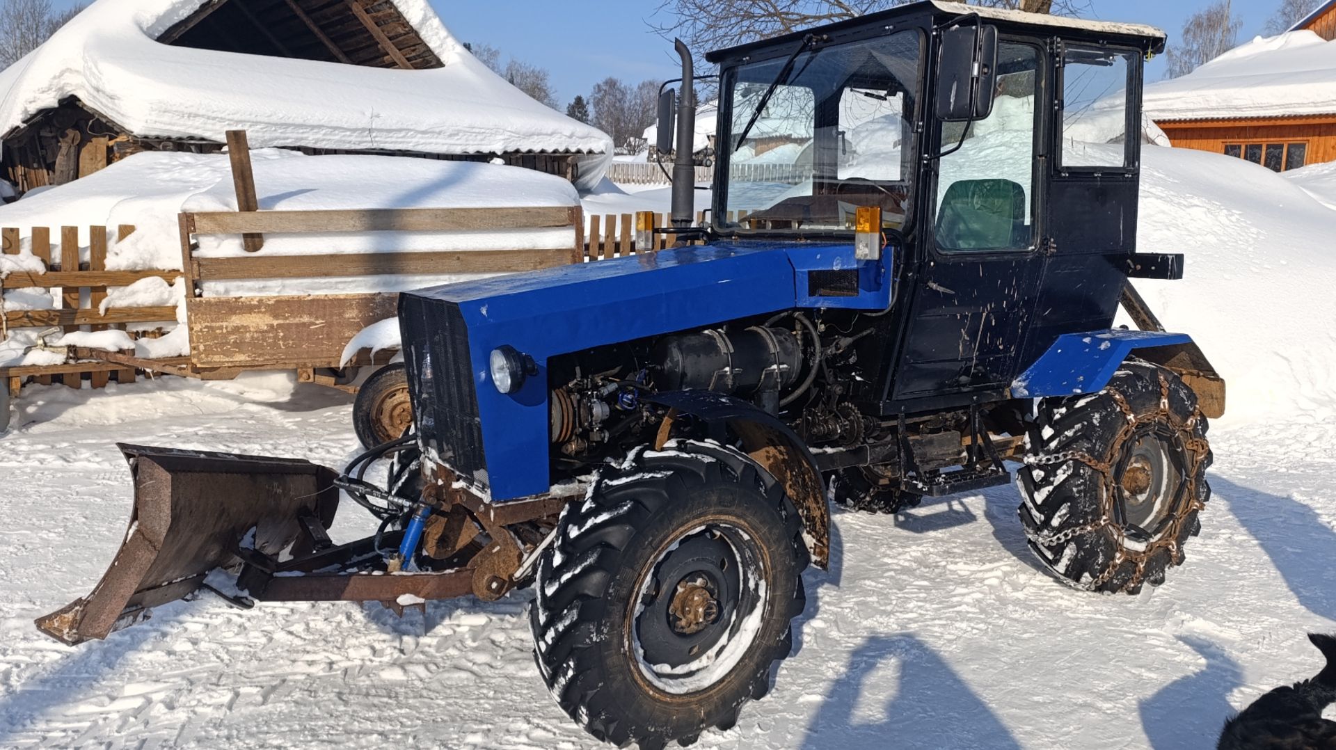 Самодельный трактор