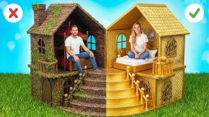 Обычный человек vs миллиардер 🏠 Переделка комнаты