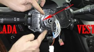 Замена "улитки" LADA VESTA - XRAY: как снять подрулевой шлейф