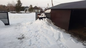 Снегоуборщик Huter SGC 4800В. Неожиданна сошла лавина.