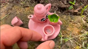 Мультики для детей Ловим Красивых Аквариумных Рыбок и Черепашек в Маленьком Пруду