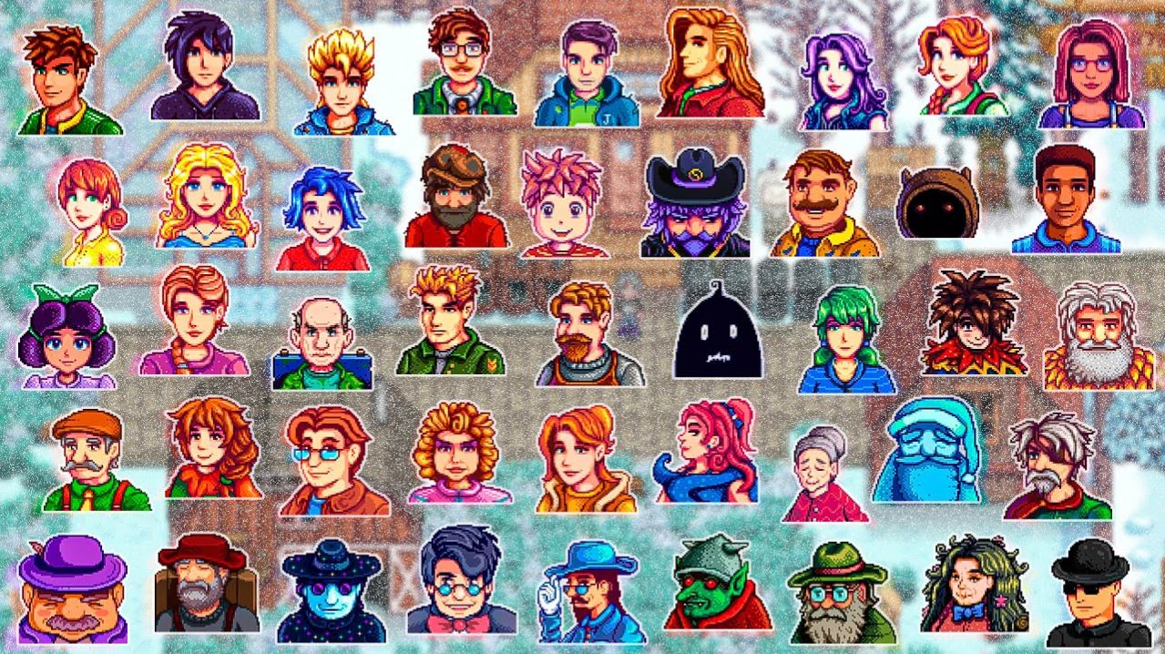 Все Жители в Stardew Valley! Что Они из Себя Представляют_
