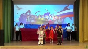 Танец "Все мы вместе". Концерт "Карта чудес: путешествие по родной стране"