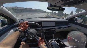 HYUNDAI TUCSON 1.6 CRDi 4x4 2024 года выпуска. Разгон до 100 км/ч — тест-драйв от первого лица I 4K