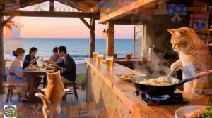 Отважный кот-странник пришел на помощь маме бедного котенка || Трогательная анимационная история