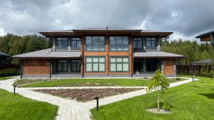 Дом из клееного бруса на УШП, Проект Новый Райт Московская обл. Гринвуд