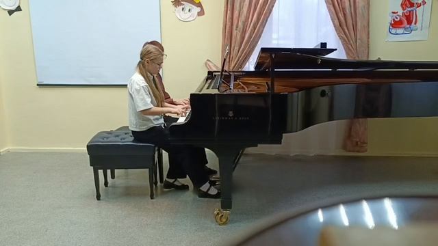 Бердник Настасья, Бердник Людмила Михайловна. Э. Григ «Норвежский танец»