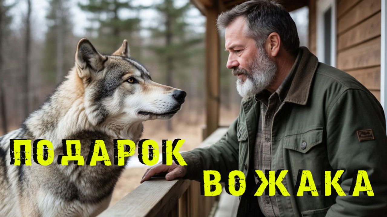 Спасённый мной волк пришёл к дому и перевернул нашу жизнь. Таёжная история