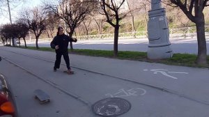 Скейт покатушки  другом