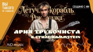 Летучий корабль - Ария Трубочиста в стиле Rammstein [ИИ]