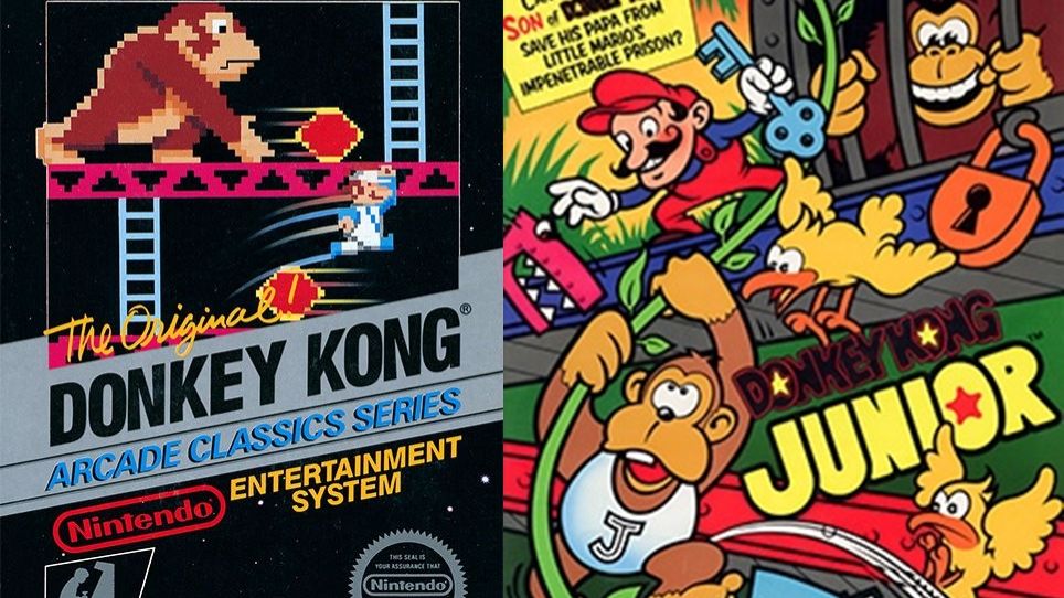 Прохождение Donkey Kong и Donkey Kong Jr. NES