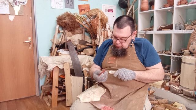 Нож каменного века из смальты