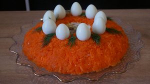 Салат на ПАСХУ с консервированной горбушей Салат с консервой быстро и вкусно