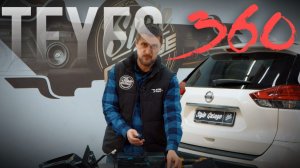 Установка Teyes CC4 с системой кругового обзора 360 для Nissan X-Trail