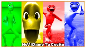 Зелёный Человек Танцует Dame Tu Cosita Music Video 2025 battle #51 в Tiles Hop - NoV | Dame Tu