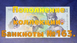 Пополнение коллекции. Банкноты №163.