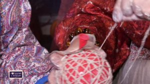 Торшер  плетеные шары на клею