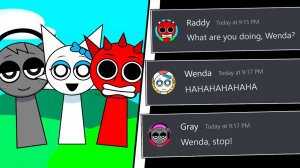 Sprunki Реакция на Sprunki SWAPPED VERSION | Но Wenda Сумасшедшая | НОВЫЙ МОД