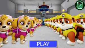 ЩЕНЯЧИЙ ПАТРУЛЬ: 1.000.000 СКАЙ против 1.000.000 РУБЛОВ в ПОБЕГЕ ИЗ ТЮРЬМЫ БАРРИ. #Обби #Roblox