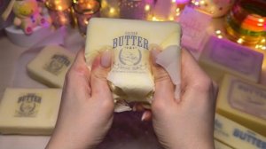 ПОКРЫВАЮ И ЛОМАЮ НАСТОЯЩЕЕ МАСЛО ВОСКОМ 🧈 УСПОКАИВАЮЩИЙ ASMR  РАССЛАБЛЕНИЕ СЛАЙМЫ ТОП