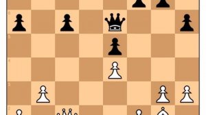 Михаил Таль в равном окончании красиво выигрывает у Найдорфа