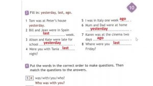 SPOTLIGHT 4 рабочая тетрадь 40,41 страница