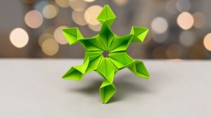 Бумажный цветок оригами