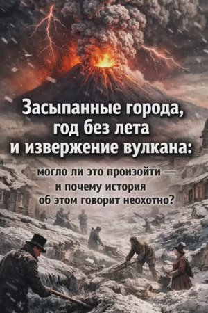 Засыпанные города, год без лета и извержение вулкана