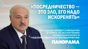 Лукашенко: С теми, кто решит нажиться на преступных махинациях, разговор будет короткий. Панорама