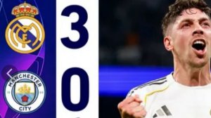 РЕАЛ - Манчестер Сити 3:0. Лига Чемпионов. Плей-офф.