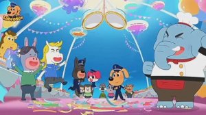 Храбрый шериф Лабрадор, познавательный мультфильм, кепка, которая украла пиццу.