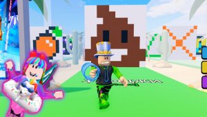 НЕ ЗАСТРЯНЬ В РОБЛОКС! НАРИСУЙ ПЕЙЗАЖ БЫСТРЕЕ ВСЕХ! ПАПА vs ДОЧКА — КТО ПОБЕДИТ? СЕКРЕТ!