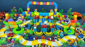 Магнитная Трасса для Машинок! Антигравитационный Трек Игрушка Мультики для детей