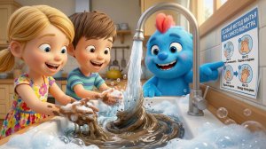 Мой руки как Тики! 🧼✨ Весёлая песенка про чистые руки для детей