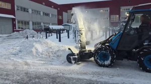 МП 749 работа снегометателя шнекороторного на практике