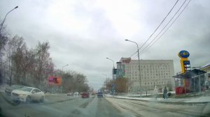 Движение на автомобиле по Тюмени до отеля "Ремезов"