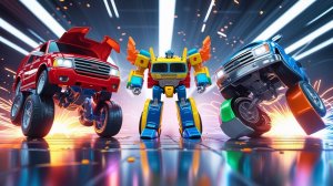 ВАУ! Радужные Внедорожники → Мощные Роботы! 💥✨