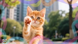 Трогательная история о кошачьей семье: мама и папа не бросили своего больного малыша ❤️😺