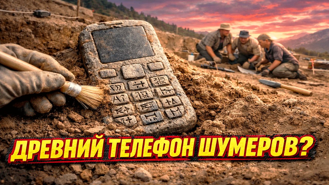 В Австрии нашли каменный «мобильный телефон» с шумерской клинописью?