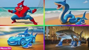 БИТВА ТИТАНОВ В ГТА 5 🏎️ Гигантский Паук Маккуин Против Меха-Роботов